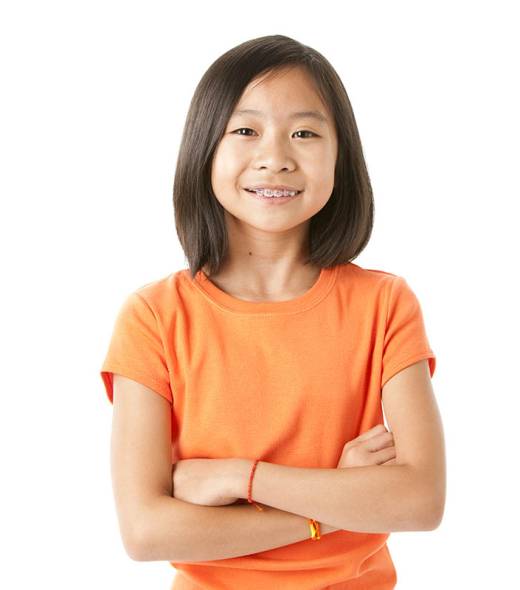 Smiling Asian Little Girl